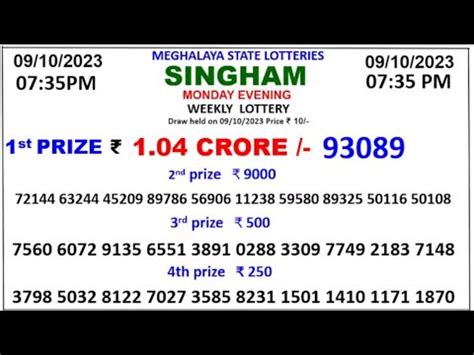 singham ka result|Lottery Sambad Results .